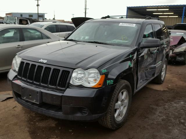 1J8GR48K49C520983 - 2009 JEEP GRAND CHER BLACK photo 2