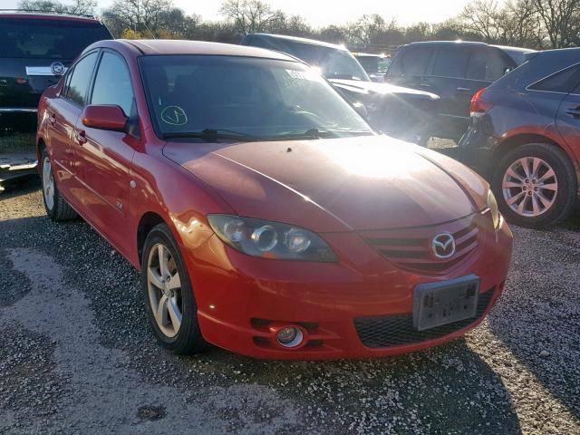 JM1BK323951252195 - 2005 MAZDA 3 S RED photo 1