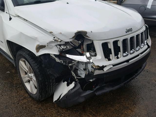 1J4NF1FB3BD281171 - 2011 JEEP COMPASS SP თეთრი ფოტო 9