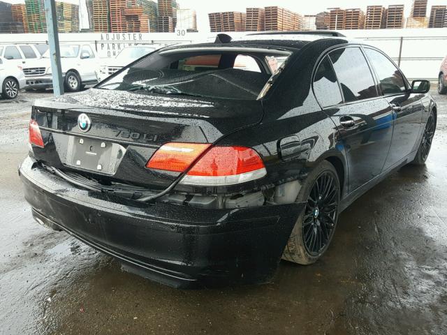 WBAHN83548DT83114 - 2008 BMW 750 LI BLACK photo 4