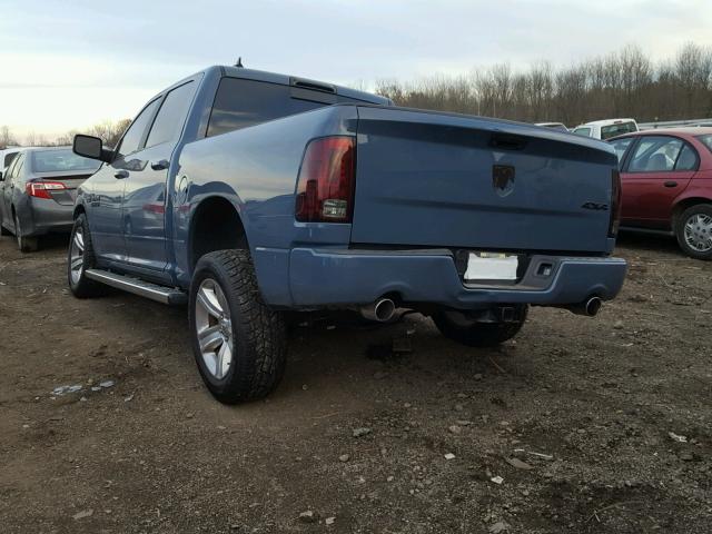 1C6RR7MT9FS787271 - 2015 RAM 1500 SPORT BLUE photo 3