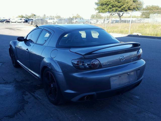 JM1FE173140130487 - 2004 MAZDA RX8 GRAY photo 3