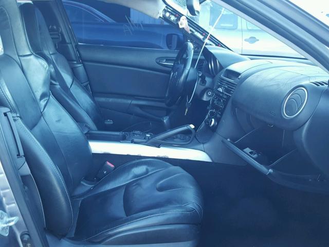 JM1FE173140130487 - 2004 MAZDA RX8 GRAY photo 5