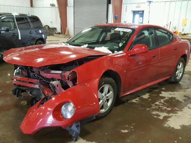 2G2WP552281145137 - 2008 PONTIAC GRAND PRIX წითელი ფოტო 2