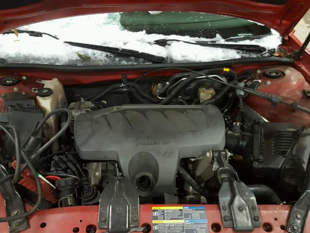 2G2WP552281145137 - 2008 PONTIAC GRAND PRIX წითელი ფოტო 7