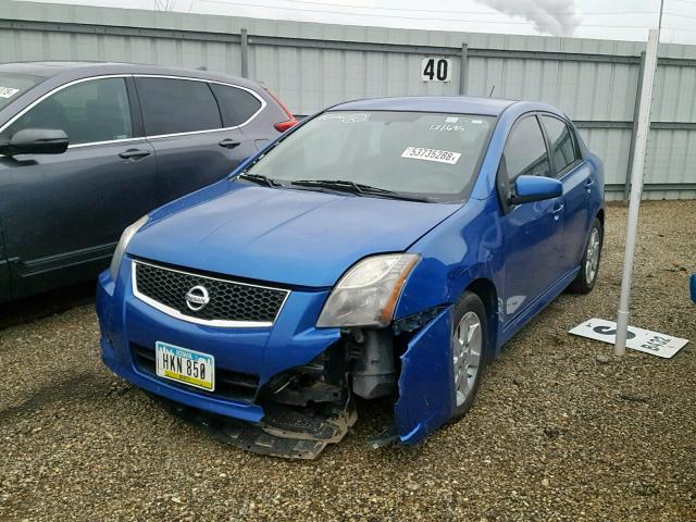 3N1AB6AP2AL687261 - 2010 NISSAN SENTRA 2.0 BLUE photo 2