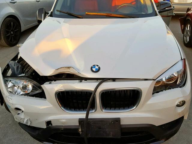 WBAVM1C53FV319179 - 2015 BMW X1 SDRIVE2 WHITE photo 7