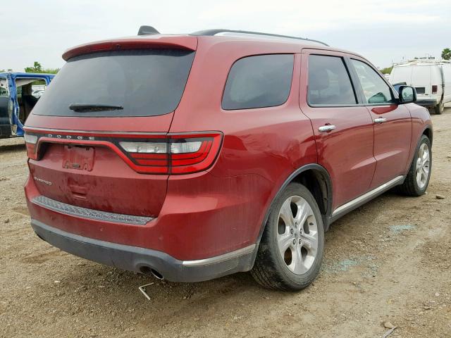 1C4RDHAG0EC594505 - 2014 DODGE DURANGO SX MAROON photo 4