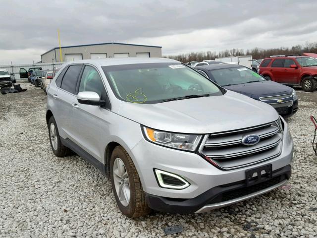 2FMPK3J97JBB04939 - 2018 FORD EDGE SEL SILVER photo 1