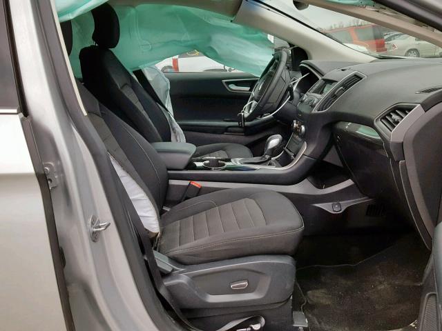 2FMPK3J97JBB04939 - 2018 FORD EDGE SEL SILVER photo 5