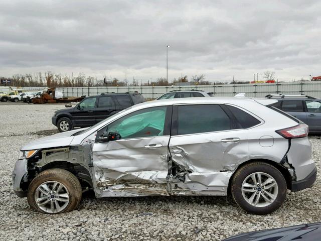 2FMPK3J97JBB04939 - 2018 FORD EDGE SEL SILVER photo 9