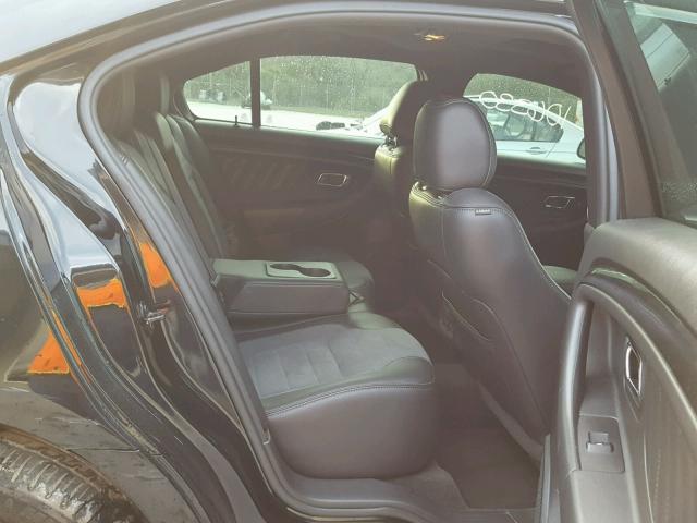 1FAHP2KT9DG120576 - 2013 FORD TAURUS SHO BLACK photo 6