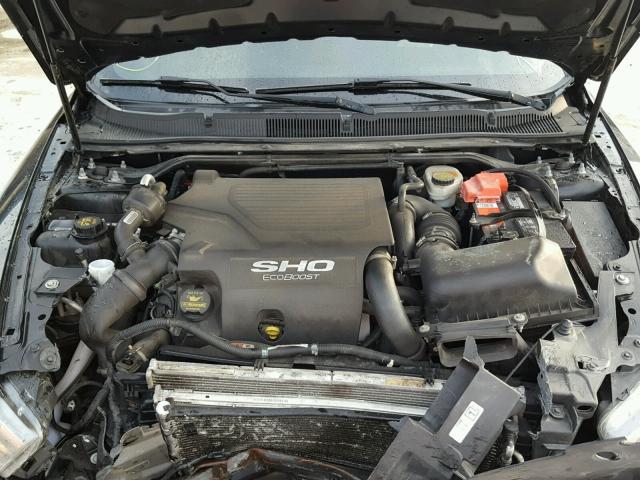 1FAHP2KT9DG120576 - 2013 FORD TAURUS SHO BLACK photo 7