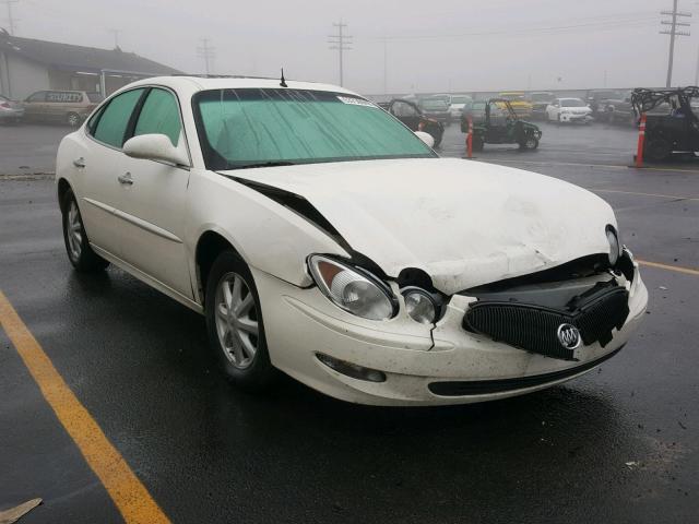 2G4WD532151238875 - 2005 BUICK LACROSSE C WHITE photo 1