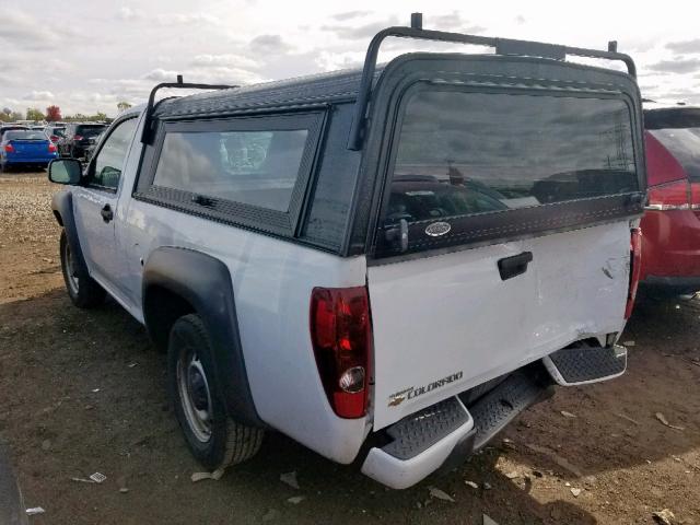 1GCCSBF91C8106813 - 2012 CHEVROLET COLORADO WHITE photo 3