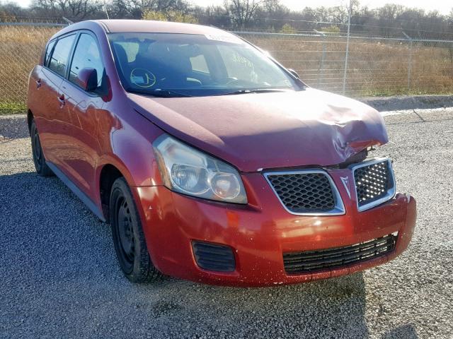 5Y2SP6E84AZ415194 - 2010 PONTIAC VIBE BURGUNDY photo 1