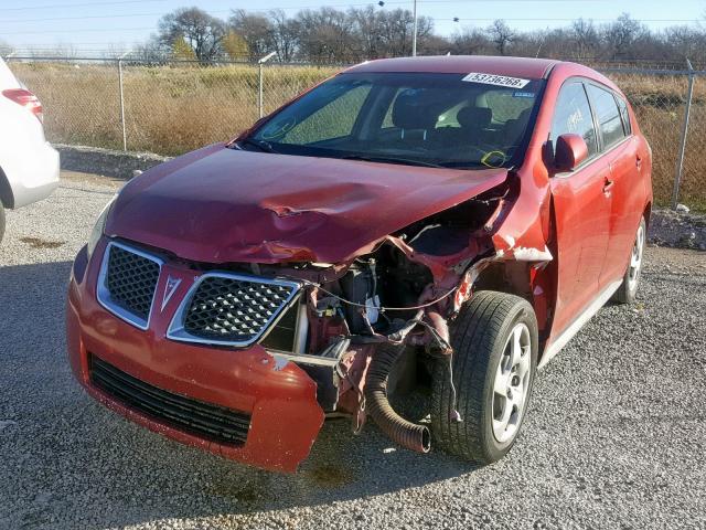 5Y2SP6E84AZ415194 - 2010 PONTIAC VIBE BURGUNDY photo 2