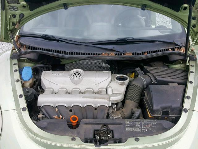 3VWRW31C06M414463 - 2006 VOLKSWAGEN NEW BEETLE GREEN photo 7