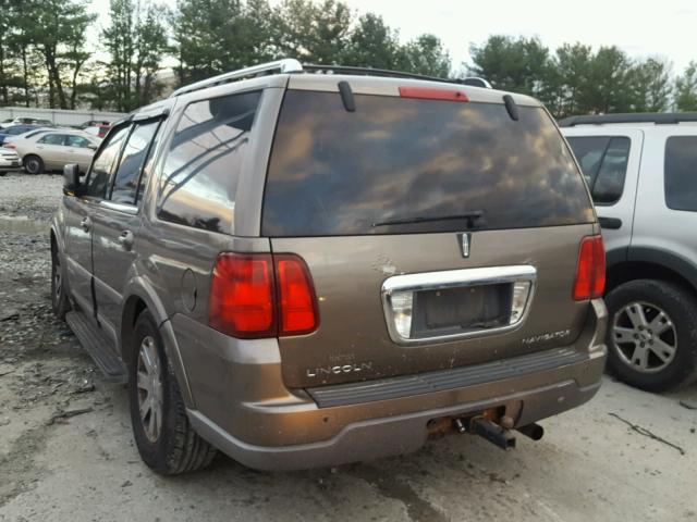 5LMFU28R93LJ34448 - 2003 LINCOLN NAVIGATOR Қоңыр фото 3