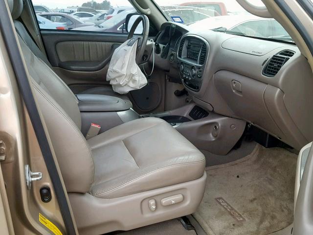 5TDZT38A37S291470 - 2007 TOYOTA SEQUOIA LI GOLD photo 5