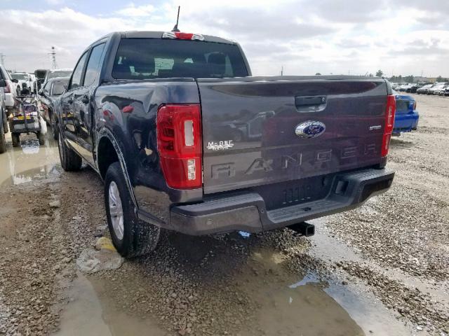 1FTER4EH7KLA17493 - 2019 FORD RANGER SUP GRAY photo 3