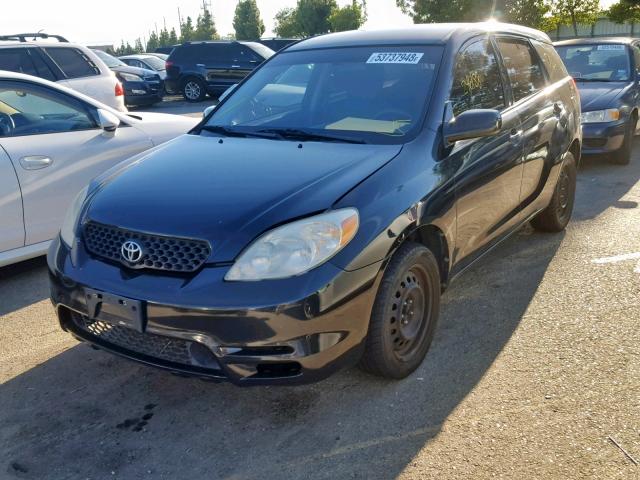 2T1KR32E83C076147 - 2003 TOYOTA COROLLA MA BLACK photo 2