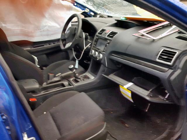 JF1VA1B66G9811355 - 2016 SUBARU WRX BLUE photo 5