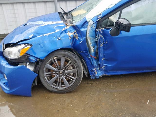 JF1VA1B66G9811355 - 2016 SUBARU WRX BLUE photo 9