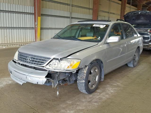 4T1BF28B03U332702 - 2003 TOYOTA AVALON XL SILVER photo 2