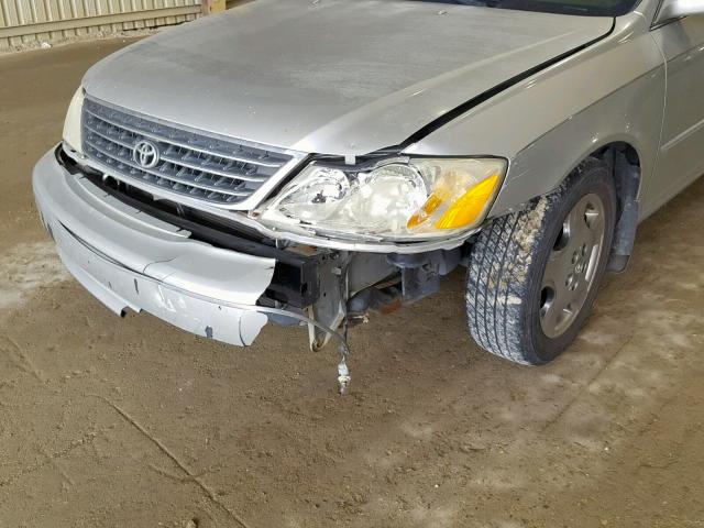 4T1BF28B03U332702 - 2003 TOYOTA AVALON XL SILVER photo 9