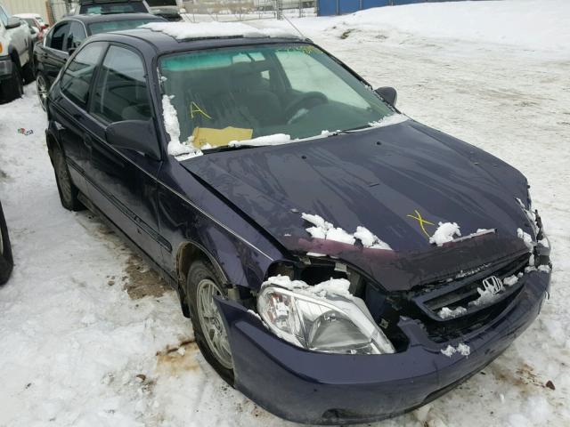 2HGEJ6423XH005721 - 1999 HONDA CIVIC CX BLUE photo 1