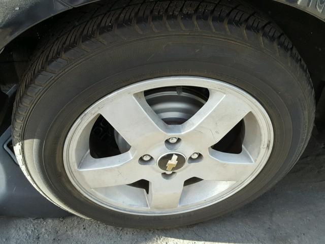 KL1TD56636B656949 - 2006 CHEVROLET AVEO BASE შავი ფოტო 9