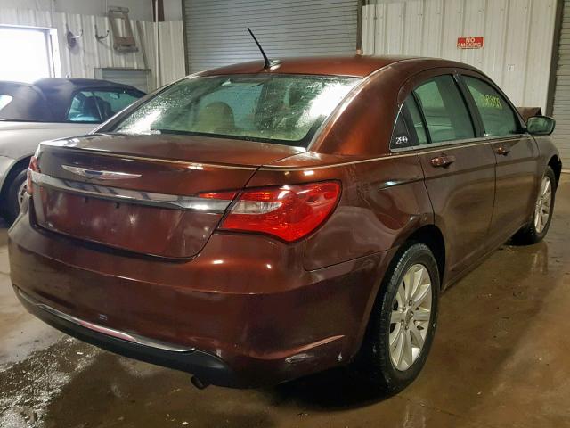 1C3CCBBB4DN723930 - 2013 CHRYSLER 200 TOURIN BROWN photo 4