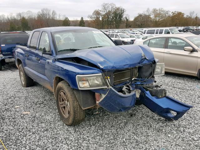 1D7HW38K79S772219 - 2009 DODGE DAKOTA SXT BLUE photo 1