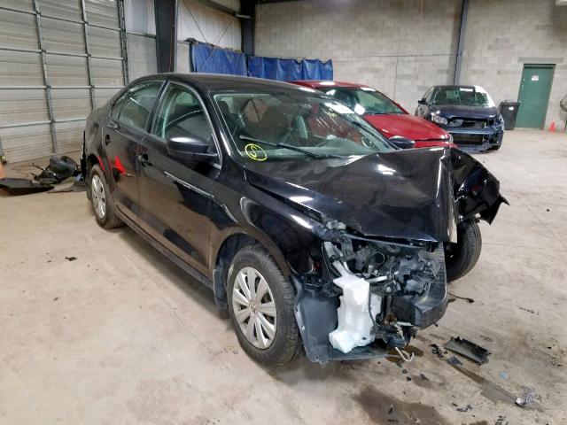 3VW2K7AJ0CM320467 - 2012 VOLKSWAGEN JETTA BASE 黑色 照片 1