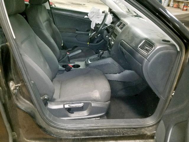 3VW2K7AJ0CM320467 - 2012 VOLKSWAGEN JETTA BASE 黑色 照片 5