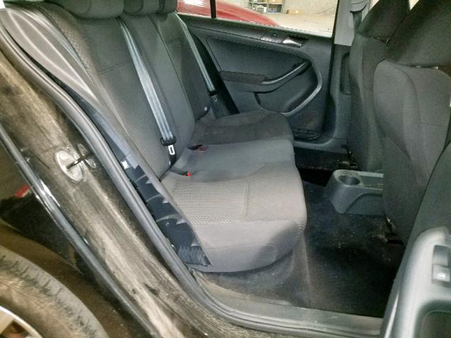 3VW2K7AJ0CM320467 - 2012 VOLKSWAGEN JETTA BASE 黑色 照片 6