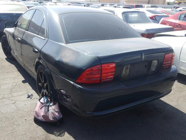 1LNHM87A32Y660442 - 2002 LINCOLN LS GREEN photo 3