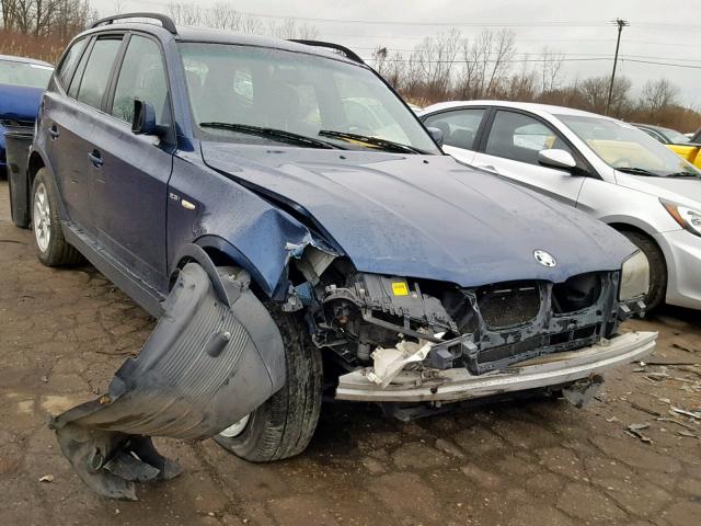 WBXPA73495WC46896 - 2005 BMW X3 2.5I BLUE photo 1