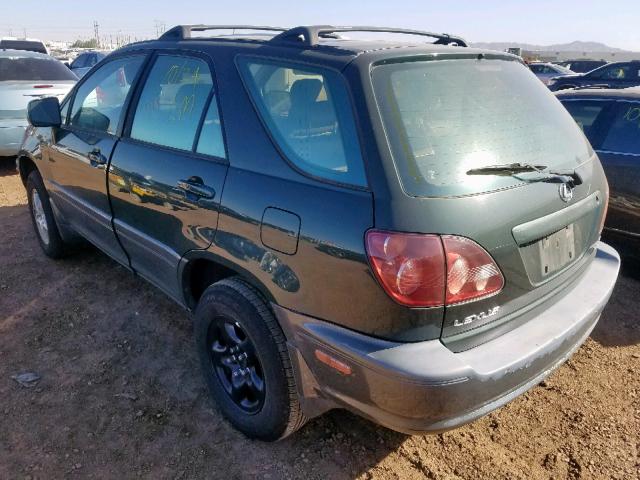 JT6GF10U1Y0048664 - 2000 LEXUS RX 300 GREEN photo 3