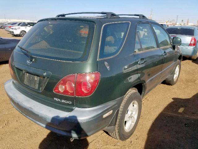 JT6GF10U1Y0048664 - 2000 LEXUS RX 300 GREEN photo 4