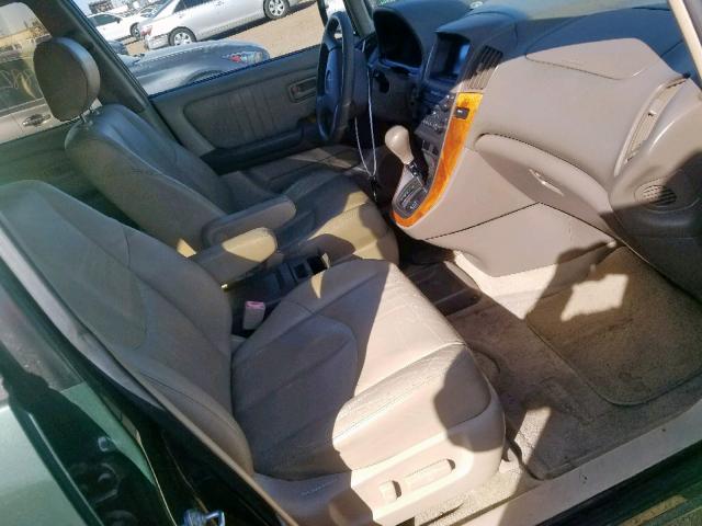 JT6GF10U1Y0048664 - 2000 LEXUS RX 300 GREEN photo 5