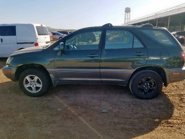 JT6GF10U1Y0048664 - 2000 LEXUS RX 300 GREEN photo 9