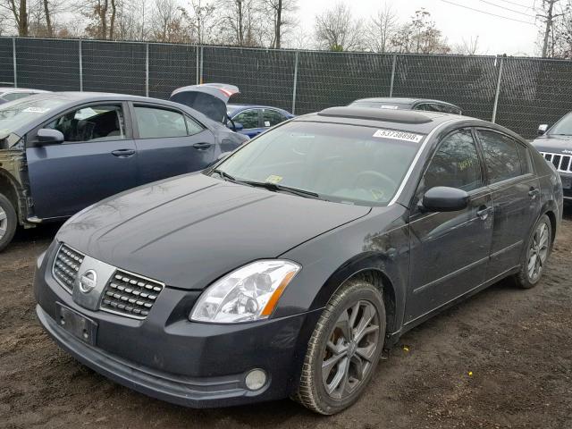 1N4BA41E14C846400 - 2004 NISSAN MAXIMA SE BLACK photo 2