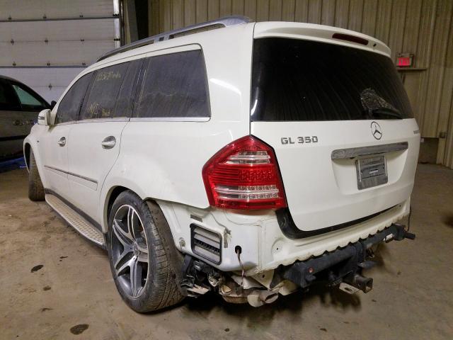 4JGBF2FE9BA643946 - 2011 MERCEDES-BENZ GL 350 BLU WHITE photo 3