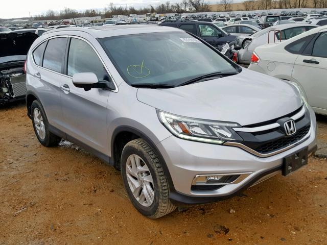 2HKRM3H76FH533240 - 2015 HONDA CR-V EXL SILVER photo 1