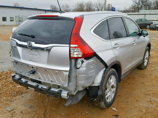 2HKRM3H76FH533240 - 2015 HONDA CR-V EXL SILVER photo 4