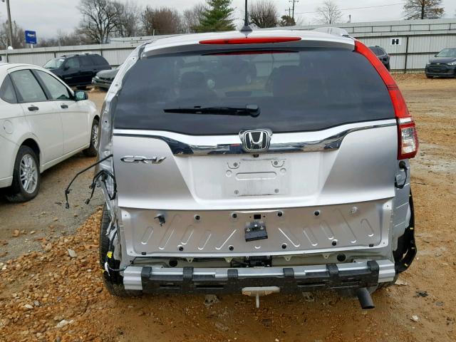 2HKRM3H76FH533240 - 2015 HONDA CR-V EXL SILVER photo 9