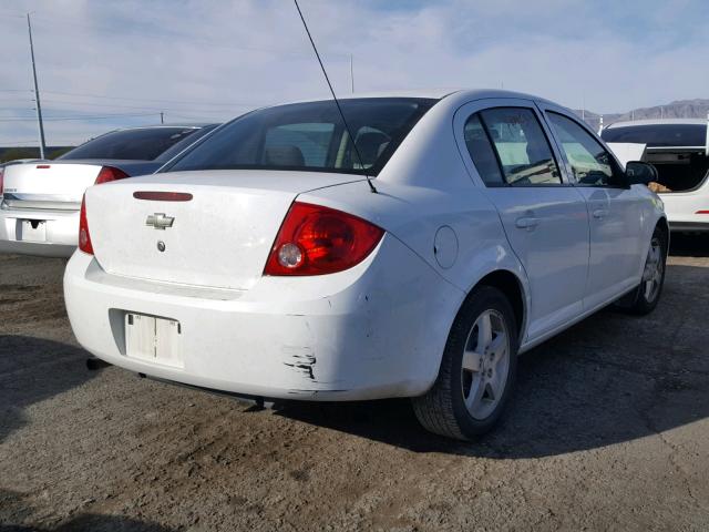 1G1AT58H897292383 - 2009 CHEVROLET COBALT LT WHITE photo 4