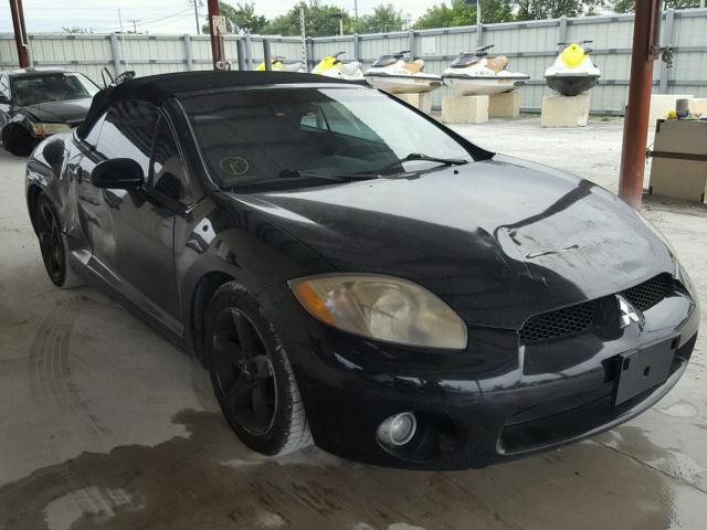 4A3AL25F47E010707 - 2007 MITSUBISHI ECLIPSE SP BLACK photo 1